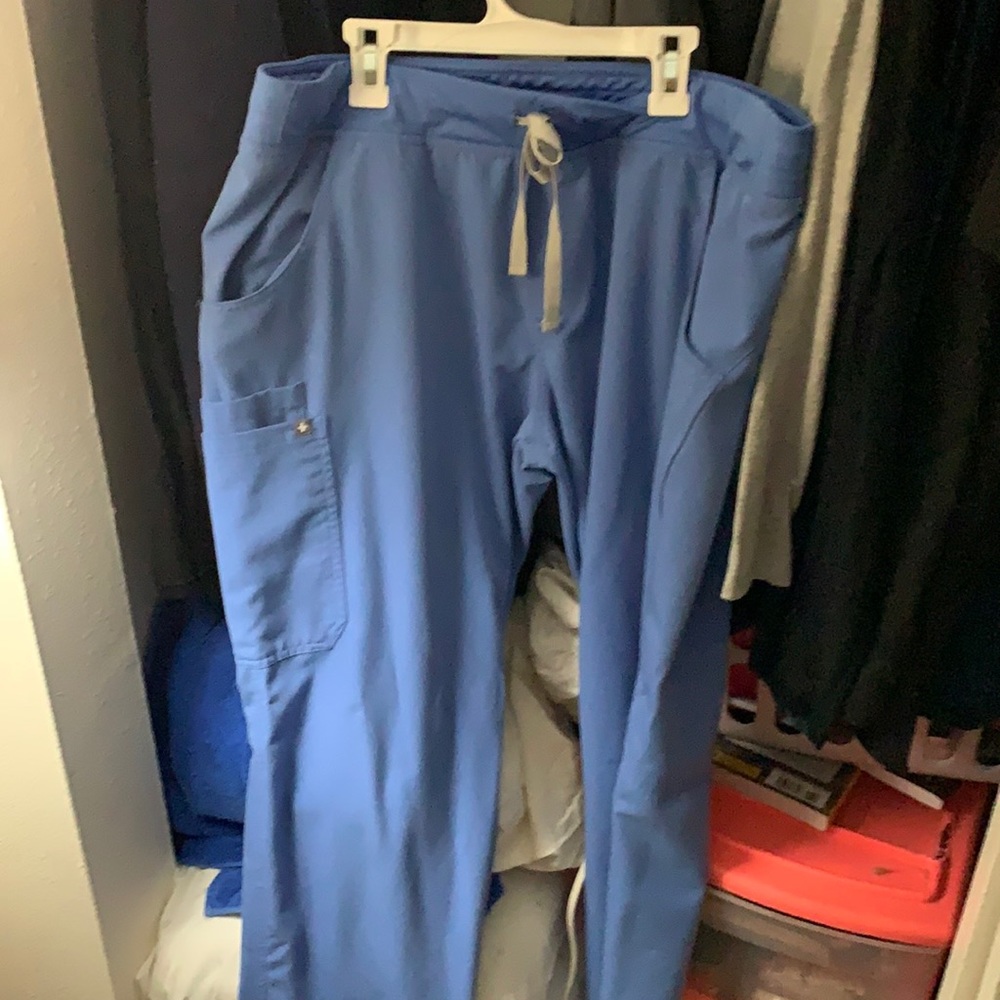 FIGS XL TALL celia blue kade scrub pants